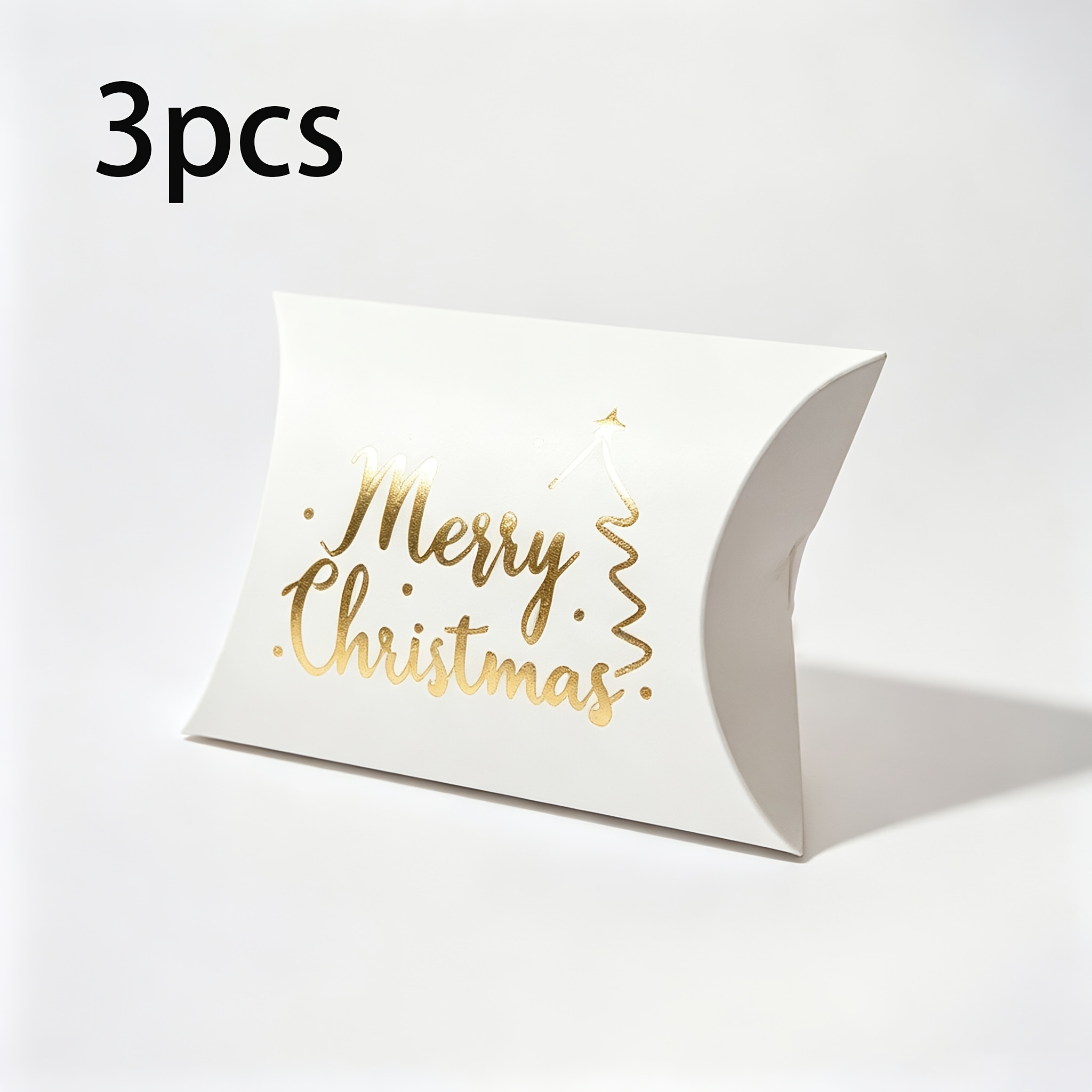 Christmas Gift Packaging Boxes, Set of 3 Holiday Boxes